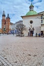 Square in Krakow, Church of St. Adalbert